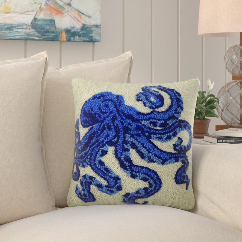 octopus throw pillow